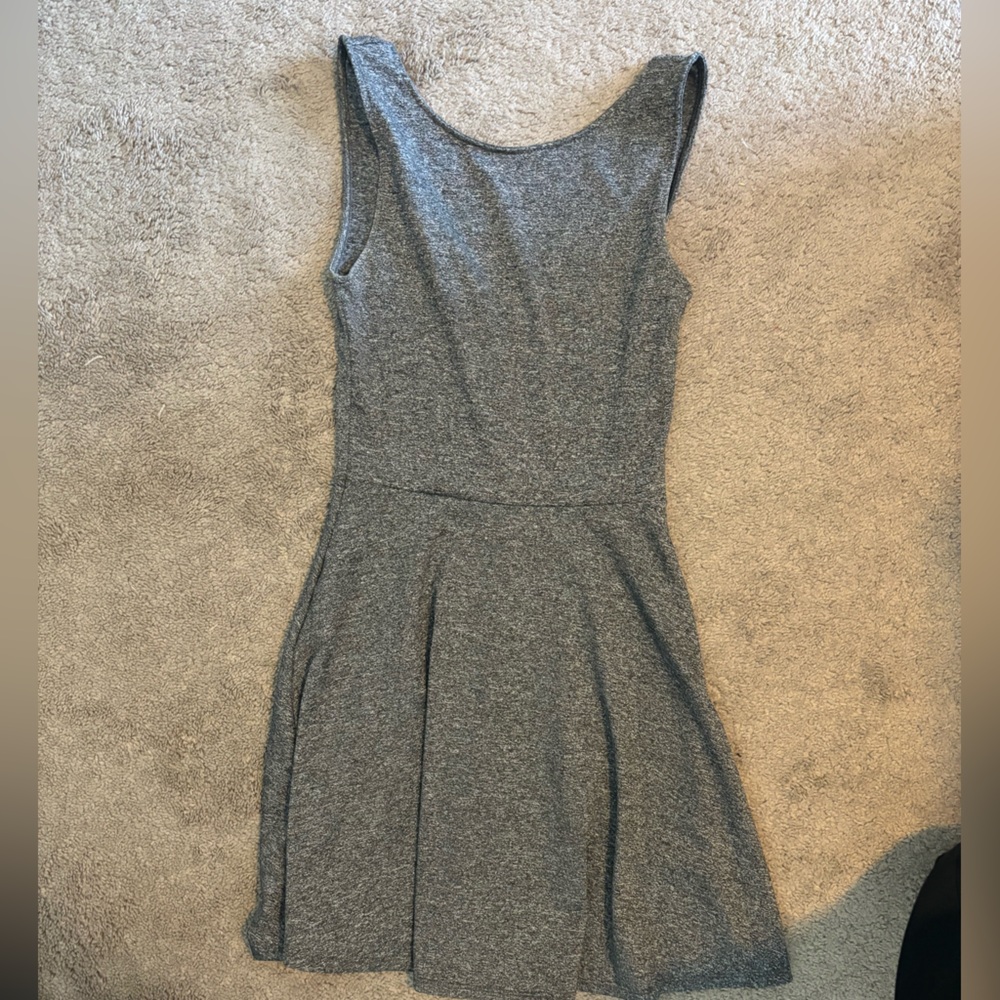 H&M skater dress in gray